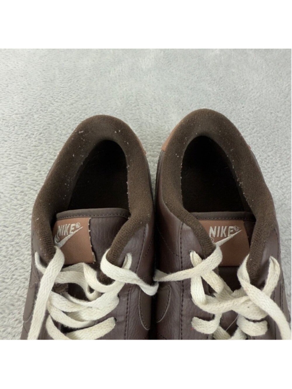 Nike Men Sz 9 US/8 UK/42.5 EU Air Force 1 07’ Brown Leather Sneakers 315807-221 - Picture 9 of 15